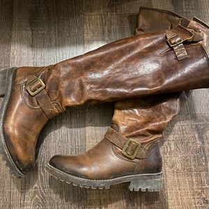 Freebird by Steven Battle, cognac, size 6